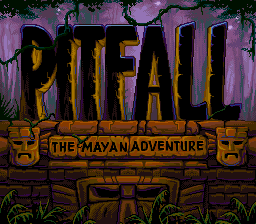 Pitfall - The Mayan Adventure (USA) (Beta) Title Screen